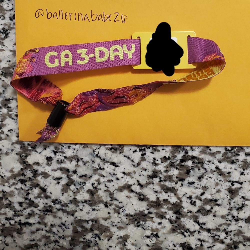 EDC Orlando GA 3-Day Wristband/Ticket (2 AVAILABLE)